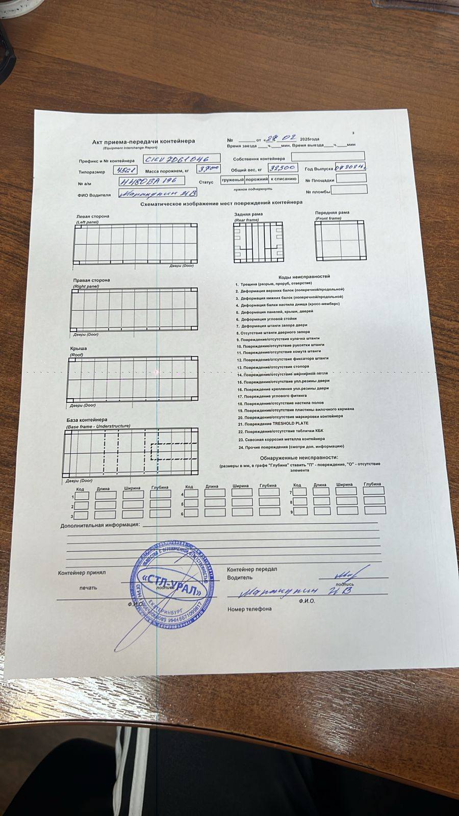 Морской контейнер CICU7061046